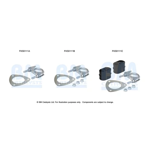 Montážna sada pre výfukovú trubku FK50111 (BM CATALYSTS)