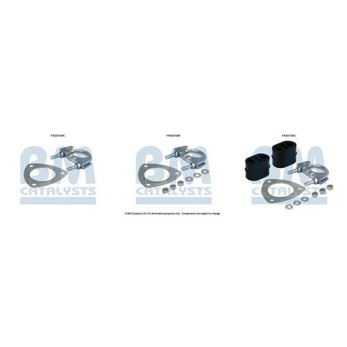 Montážna sada pre výfukovú trubku FK50154 (BM CATALYSTS)