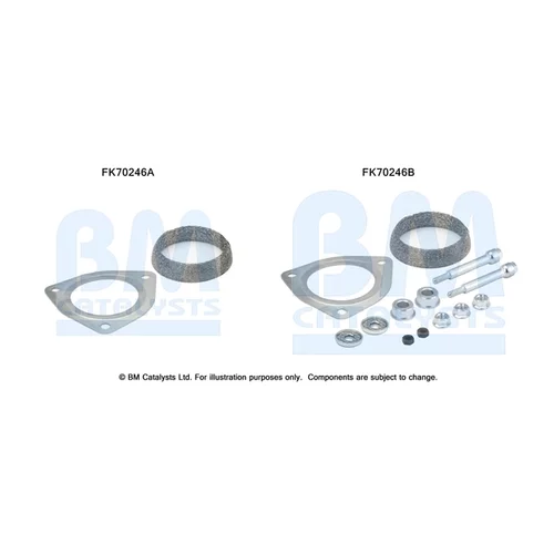 Montážna sada pre výfukovú trubku FK70246 (BM CATALYSTS)