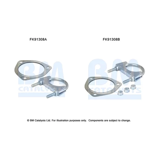 Katalyzátor - montážna sada FK91308 (BM CATALYSTS)