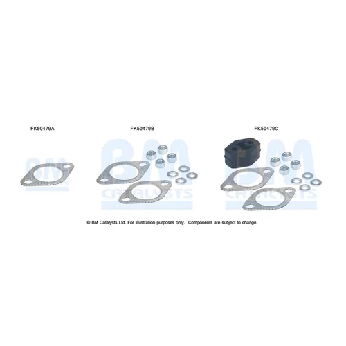 Montážna sada pre výfukovú trubku FK50479 (BM CATALYSTS)