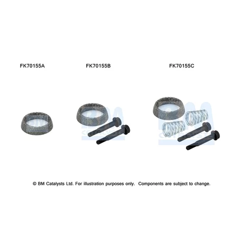 Montážna sada pre výfukovú trubku FK70155 (BM CATALYSTS)