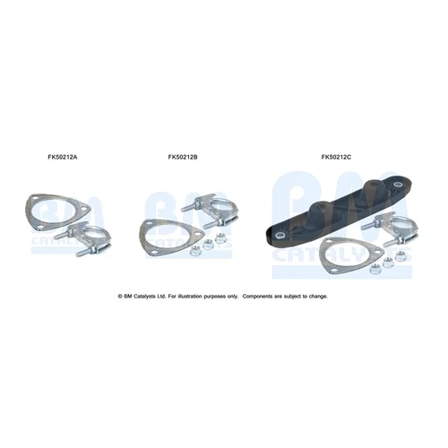 Montážna sada pre výfukovú trubku FK50212 (BM CATALYSTS)