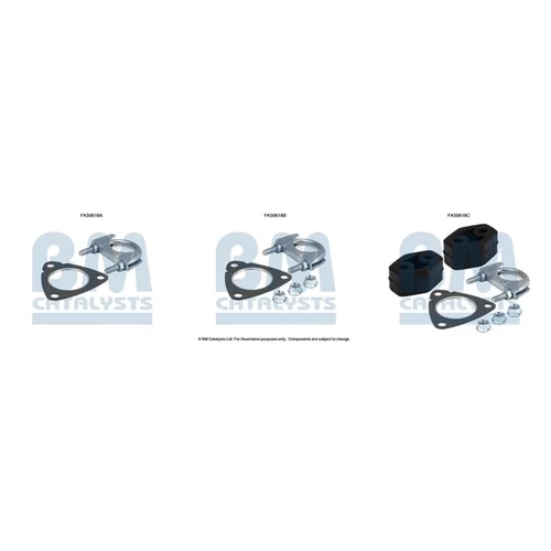 Montážna sada pre výfukovú trubku FK50618 (BM CATALYSTS)