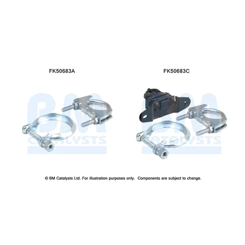 Montážna sada pre výfukovú trubku FK50683 (BM CATALYSTS)