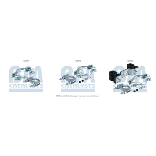 Montážna sada pre výfukovú trubku FK50736 (BM CATALYSTS)