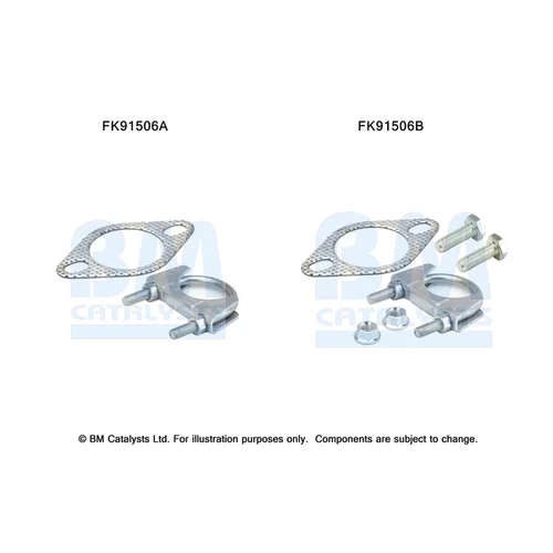 Katalyzátor - montážna sada FK91506 (BM CATALYSTS)