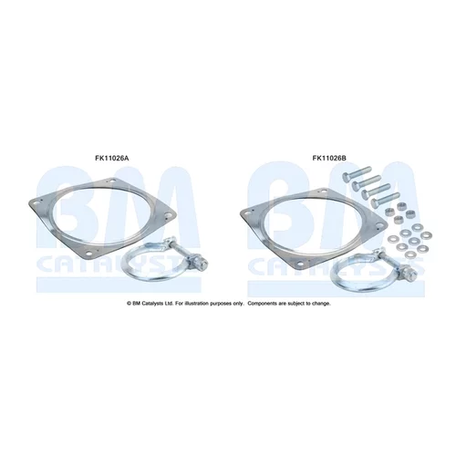 Filter pevných častíc - montážna sada FK11026 (BM CATALYSTS)