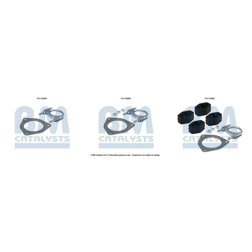 Filter pevných častíc - montážna sada FK11099 (BM CATALYSTS)