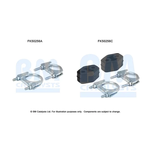 Montážna sada pre výfukovú trubku FK50256 (BM CATALYSTS)