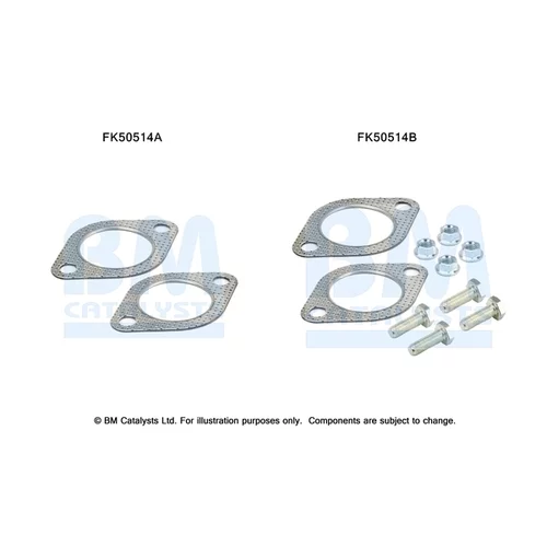 Montážna sada pre výfukovú trubku FK50514 (BM CATALYSTS)