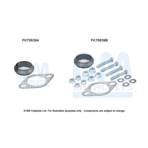 Montážna sada pre výfukovú trubku FK70639 (BM CATALYSTS)