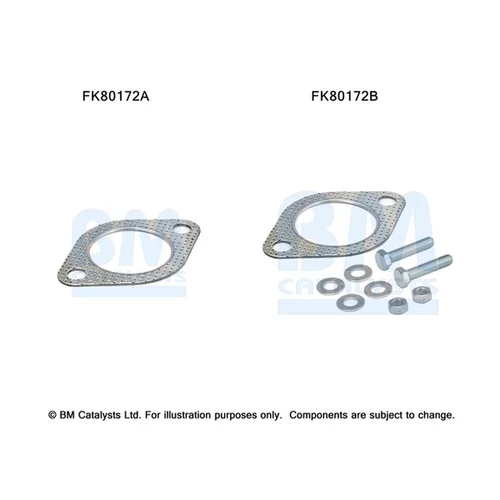 Katalyzátor - montážna sada FK80172 (BM CATALYSTS)