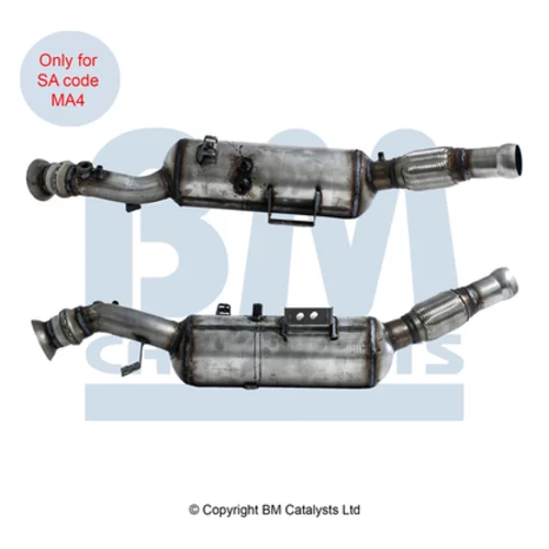 Filter sadzí/pevných častíc výfukového systému BM CATALYSTS BM11567H