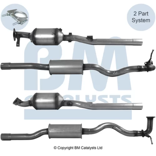 Filter sadzí/pevných častíc výfukového systému BM CATALYSTS BM11694H