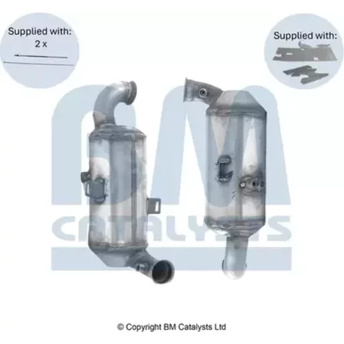 Filter sadzí/pevných častíc výfukového systému BM CATALYSTS BM11785HP