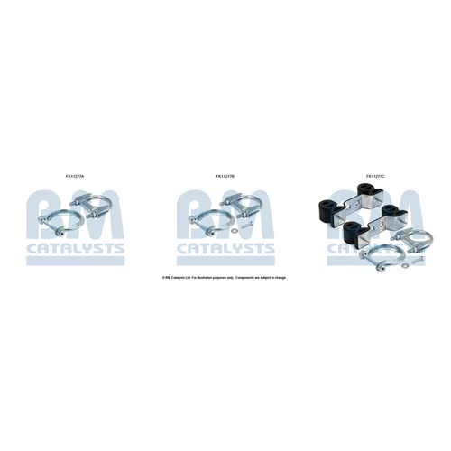 Filter pevných častíc - montážna sada FK11277 (BM CATALYSTS)