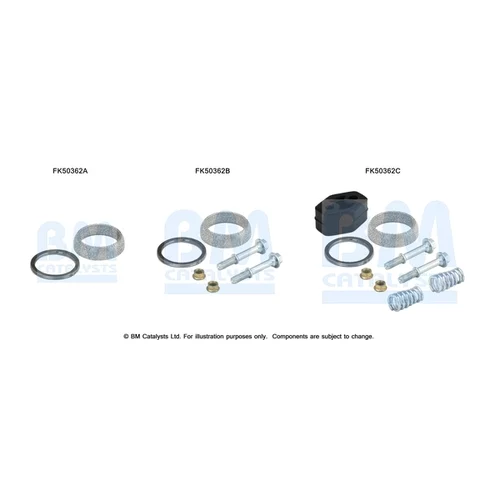 Montážna sada pre výfukovú trubku FK50362 (BM CATALYSTS)