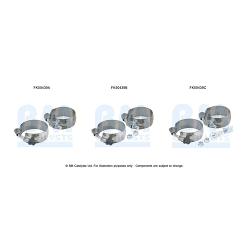 Montážna sada pre výfukovú trubku FK50439 (BM CATALYSTS)