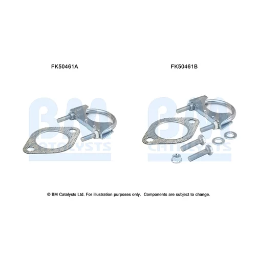 Montážna sada pre výfukovú trubku FK50461 (BM CATALYSTS)