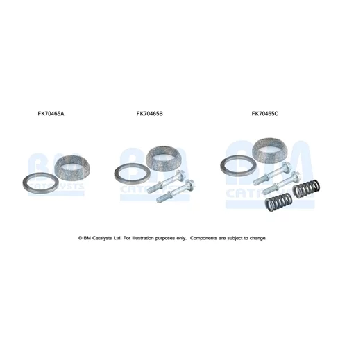 Montážna sada pre výfukovú trubku FK70465 (BM CATALYSTS)