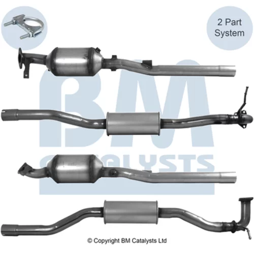 Filter sadzí/pevných častíc výfukového systému BM CATALYSTS BM11409HP