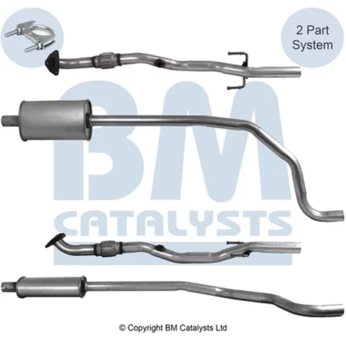 Výfukové potrubie BM CATALYSTS BM51131