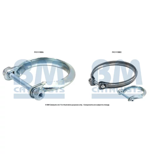 Filter pevných častíc - montážna sada FK11188 (BM CATALYSTS)