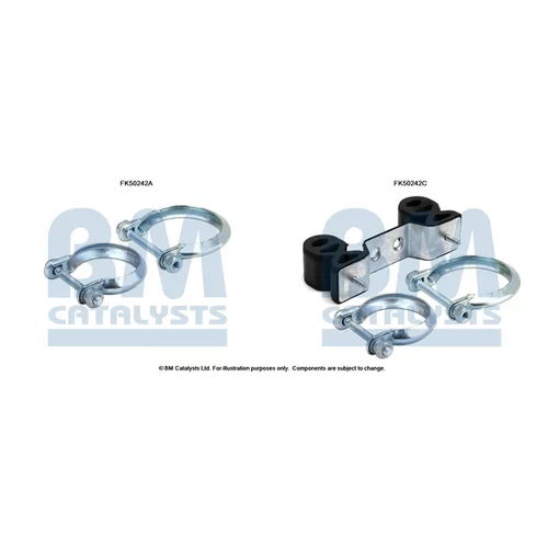 Montážna sada pre výfukovú trubku FK50242 (BM CATALYSTS)