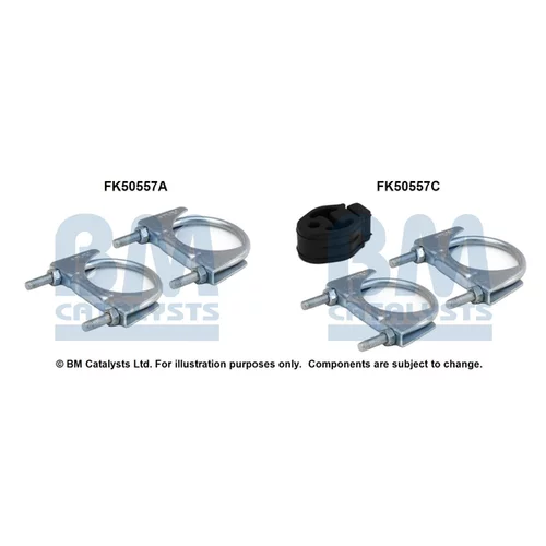 Montážna sada pre výfukovú trubku FK50557 (BM CATALYSTS) - obr. 1