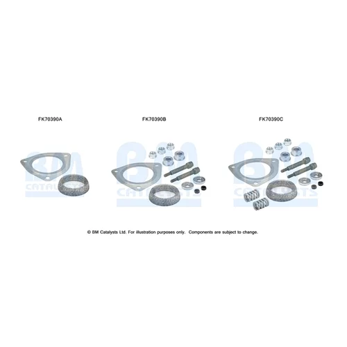 Montážna sada pre výfukovú trubku FK70390 (BM CATALYSTS)