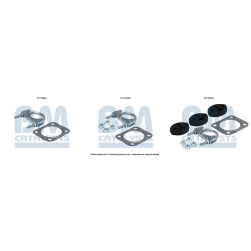 Filter pevných častíc - montážna sada FK11045 (BM CATALYSTS)