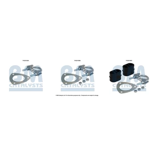 Montážna sada pre výfukovú trubku FK50100 (BM CATALYSTS)