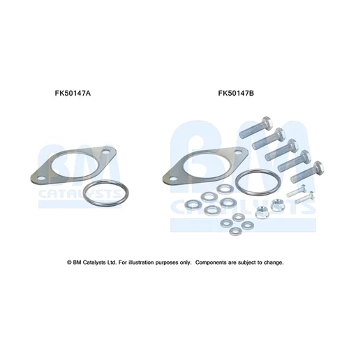 Montážna sada pre výfukovú trubku FK50147 (BM CATALYSTS)