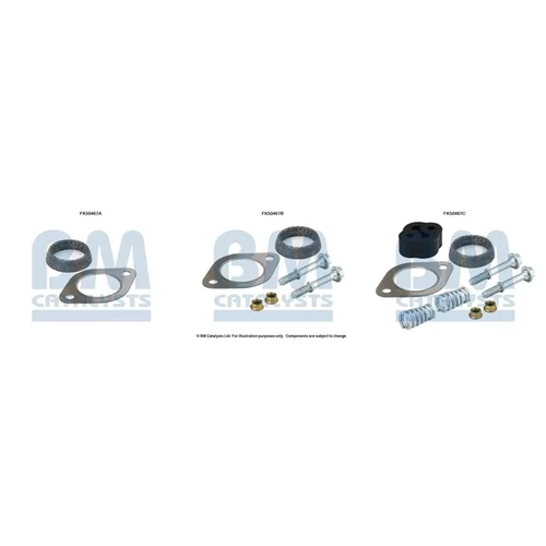 Montážna sada pre výfukovú trubku FK50467 (BM CATALYSTS)