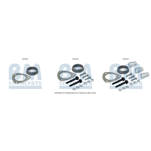 Montážna sada pre výfukovú trubku FK70107 (BM CATALYSTS)