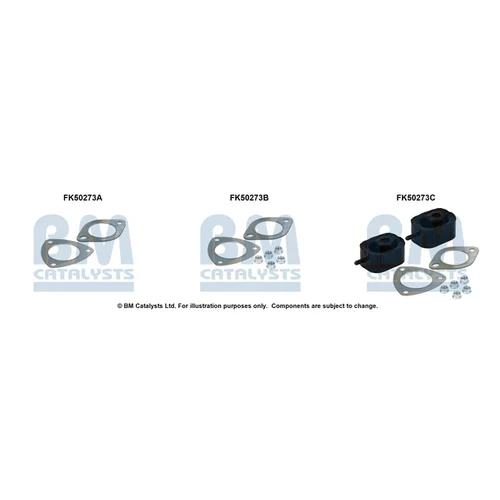 Montážna sada pre výfukovú trubku FK50273 (BM CATALYSTS)