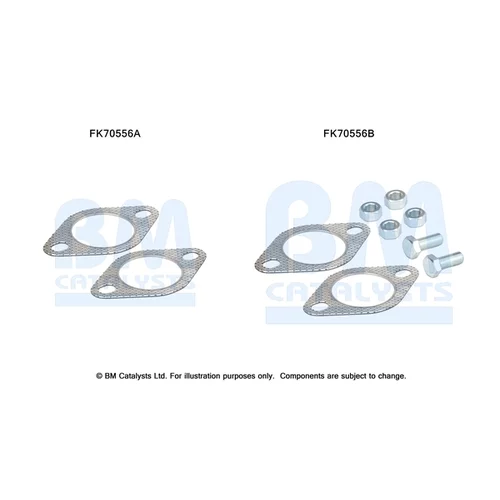 Montážna sada pre výfukovú trubku FK70556 (BM CATALYSTS)