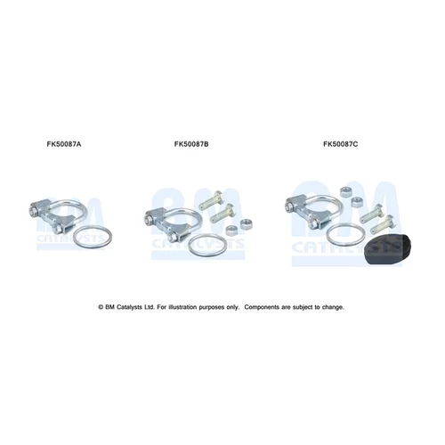 Montážna sada pre výfukovú trubku FK50087 (BM CATALYSTS)
