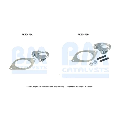 Montážna sada pre výfukovú trubku FK50475 (BM CATALYSTS)
