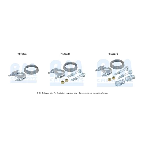 Montážna sada pre výfukovú trubku FK50627 (BM CATALYSTS)