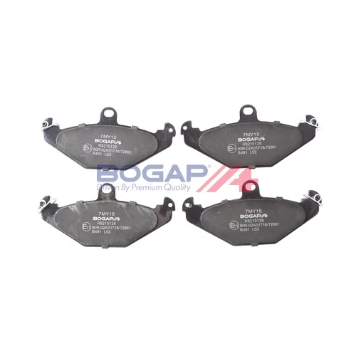 Sada brzdových platničiek kotúčovej brzdy BOGAP R8210139