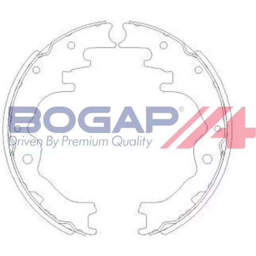 Sada brzdových čeľustí BOGAP M8213100
