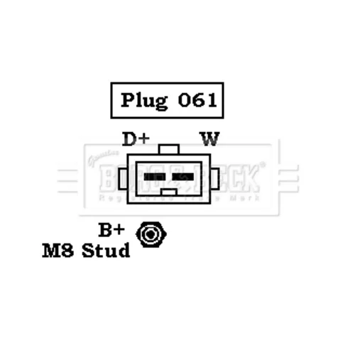 Alternátor BORG & BECK BBA2823