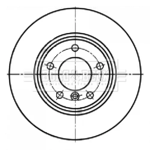 Brzdový kotúč BBD5336 (BORG & BECK) - obr. 2