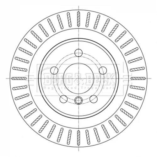 Brzdový kotúč BBD5383 (BORG & BECK) - obr. 2