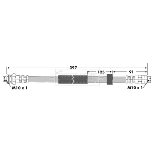 Brzdová hadica BBH6711 (BORG & BECK) - obr. 1