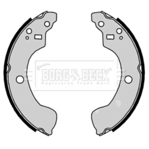 Sada brzdových čeľustí BORG & BECK BBS6358