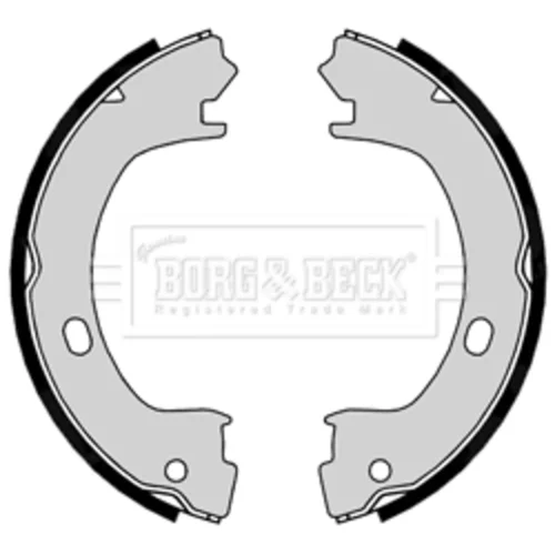 Sada brzd. čeľustí parkov. brzdy BORG & BECK BBS6440