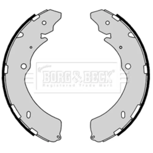 Sada brzdových čeľustí BORG & BECK BBS6444